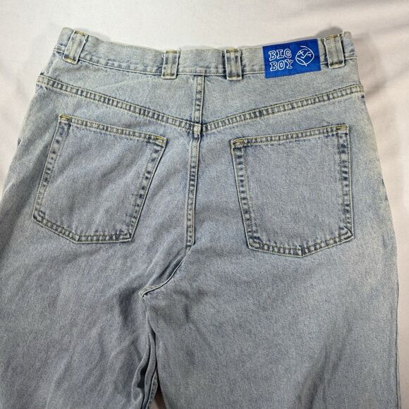 Polar Skate Co. Big Boy Jeans Light Blue Denim Baggy Fit Skate - Picture 3 of 11
